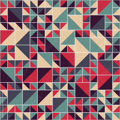 Abstract Geometric Pattern generative computational art illustration