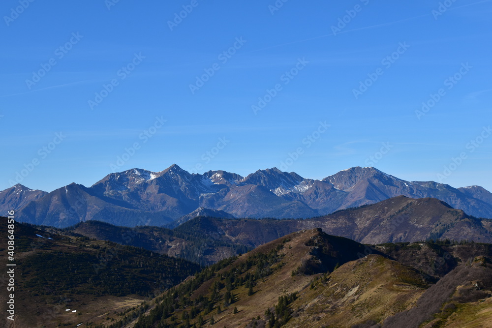 Großer Bösenstein und Hochhaide in den Rottenmanner Tauern, Steiermark, Österreich Großer Bösenstein und Hochhaide in den Rottenmanner Tauern, Steiermark, Österreich