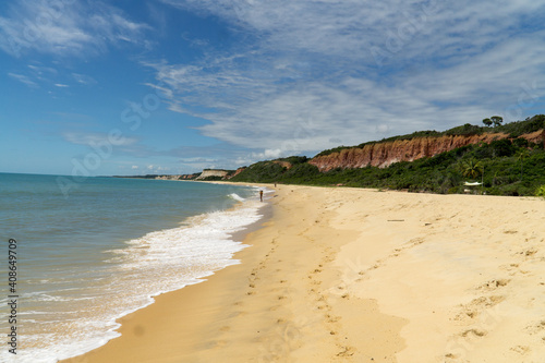 Pitinga beach or Praia Pitinga one of the most popular beaches in Arraila  D'Ajuda, Bahia, Brazil Stock Photo | Adobe Stock