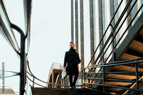 Canvas Print businessman
