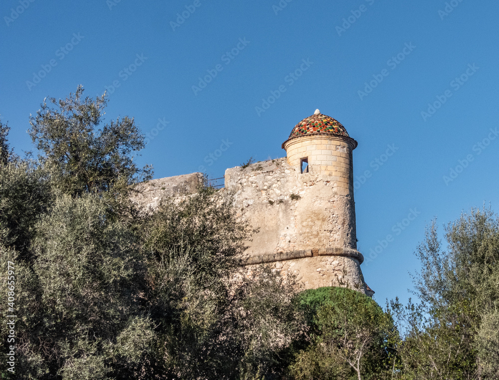 Fort du mont Alban sur les hauteurs de Nice