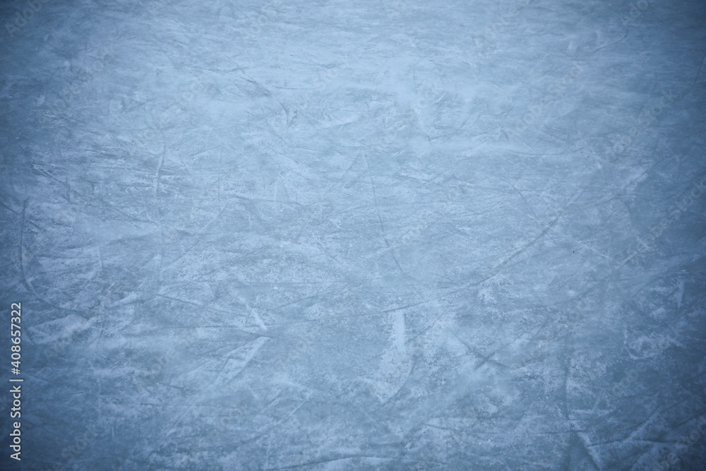 Frozen ice skating surface as background. Winter season Frozen ice skating surface as background. Winter season