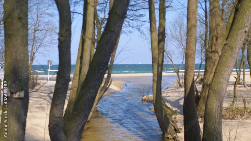Baltic coastline in 4k slow motion 60fps Baltic coastline in 4k slow motion 60fps