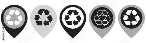 ÉPINGLE DE LOCALISATION DE RECYCLAGE
