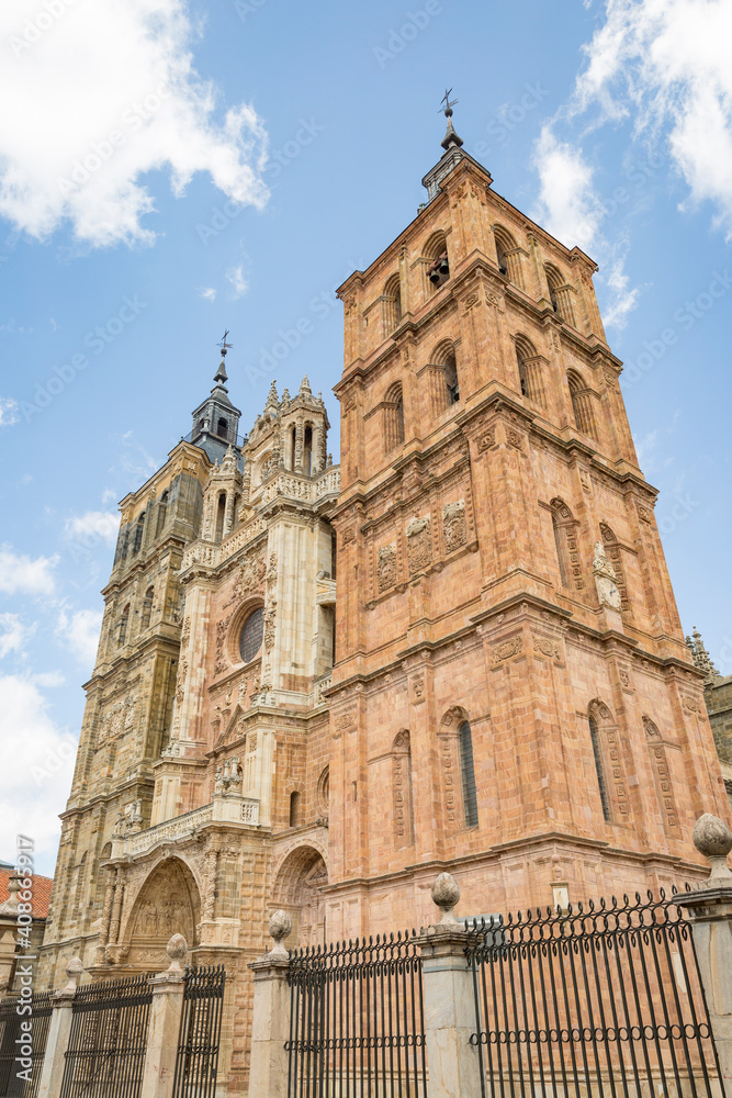 the Cathedral of Astorga (Catedral de Santa Maria de Astorga), province of Leon, Castile and Leon, Spain