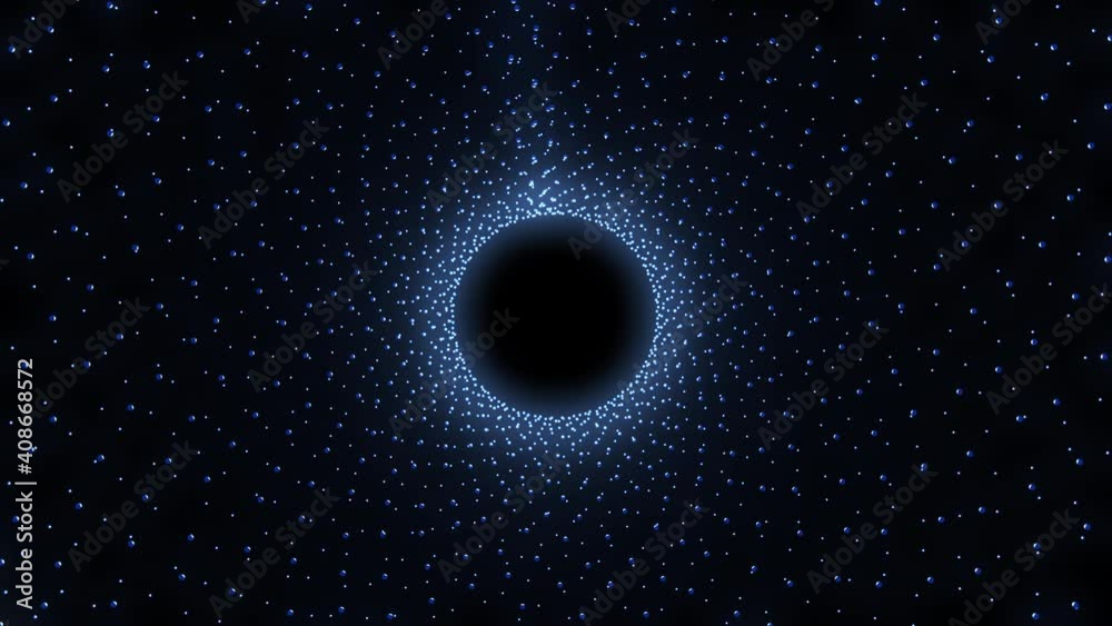 The movement of particles along the trajectory of a torus, as if it were a black hole in space
The movement of particles along the trajectory of a torus, as if it were a black hole in space