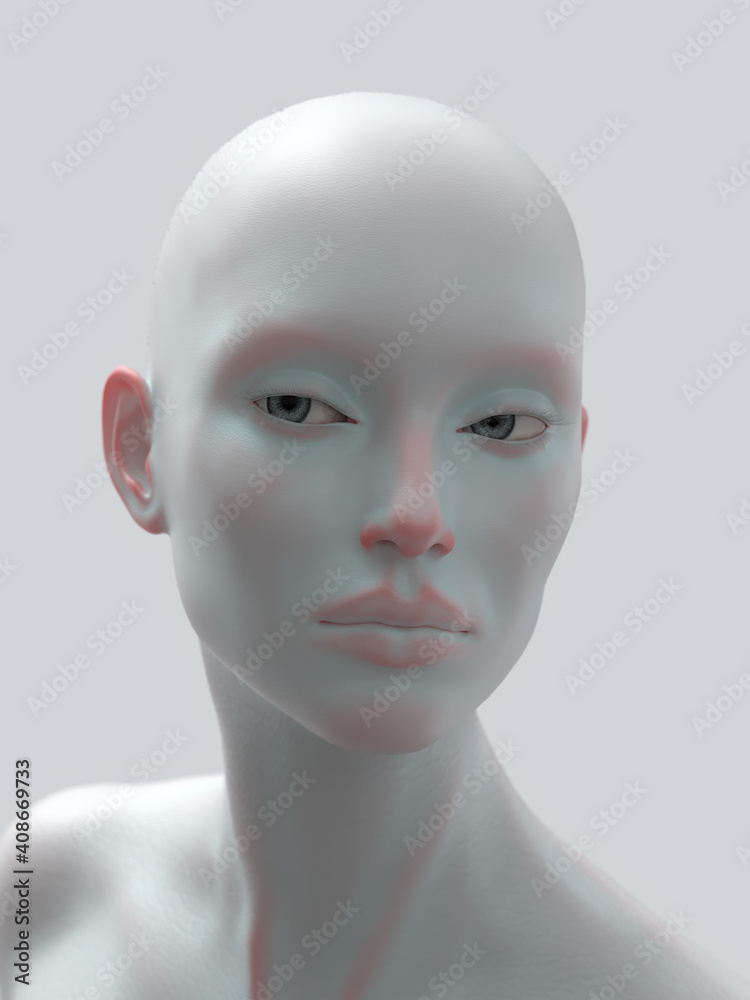 portrait of an artificial person portrait of an artificial person
