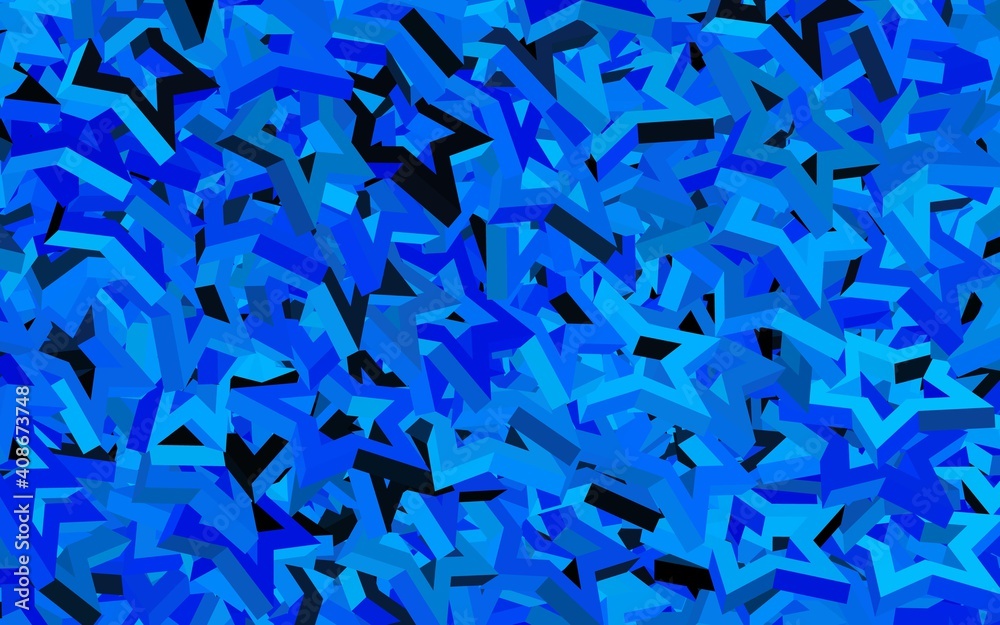 Dark BLUE vector backdrop with lines, triangles. Dark BLUE vector backdrop with lines, triangles.