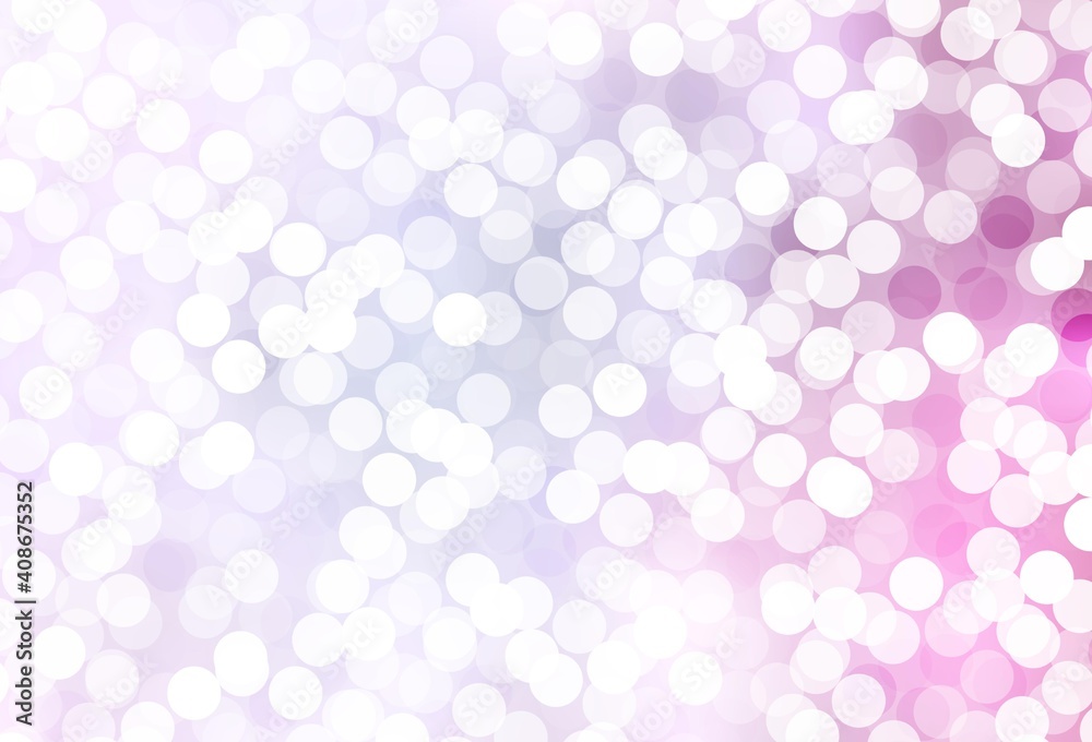 Light Pink vector background with bubbles. Light Pink vector background with bubbles.