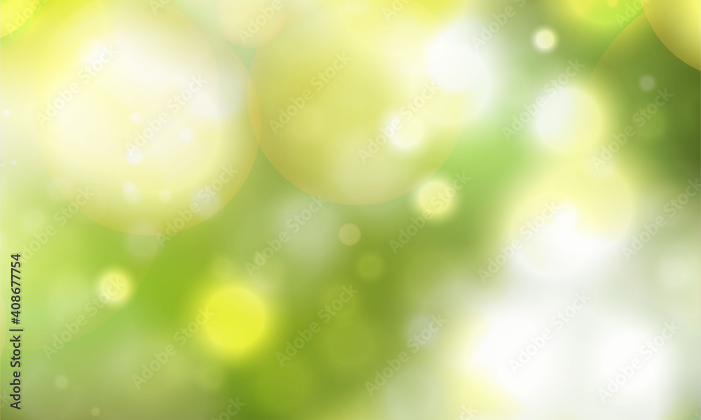 Fototapeta premium Beautiful bokeh circles abstract background.