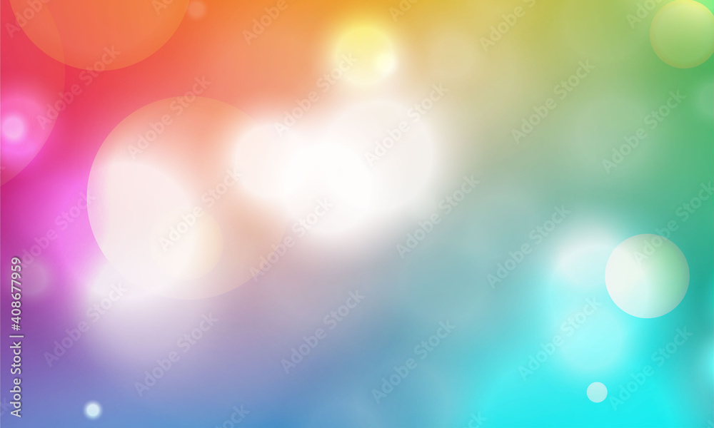 Beautiful bokeh circles abstract background.