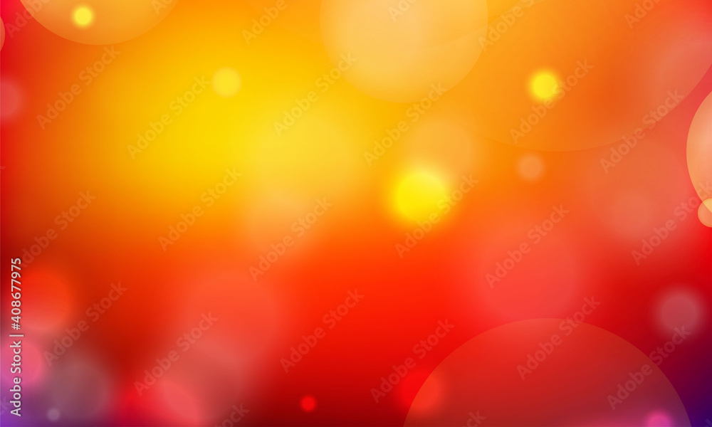 Beautiful bokeh circles abstract background.