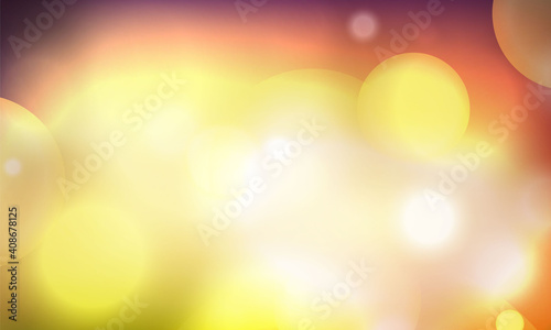 Beautiful bokeh circles abstract background.