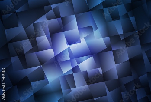 Dark Purple vector background in polygonal style.