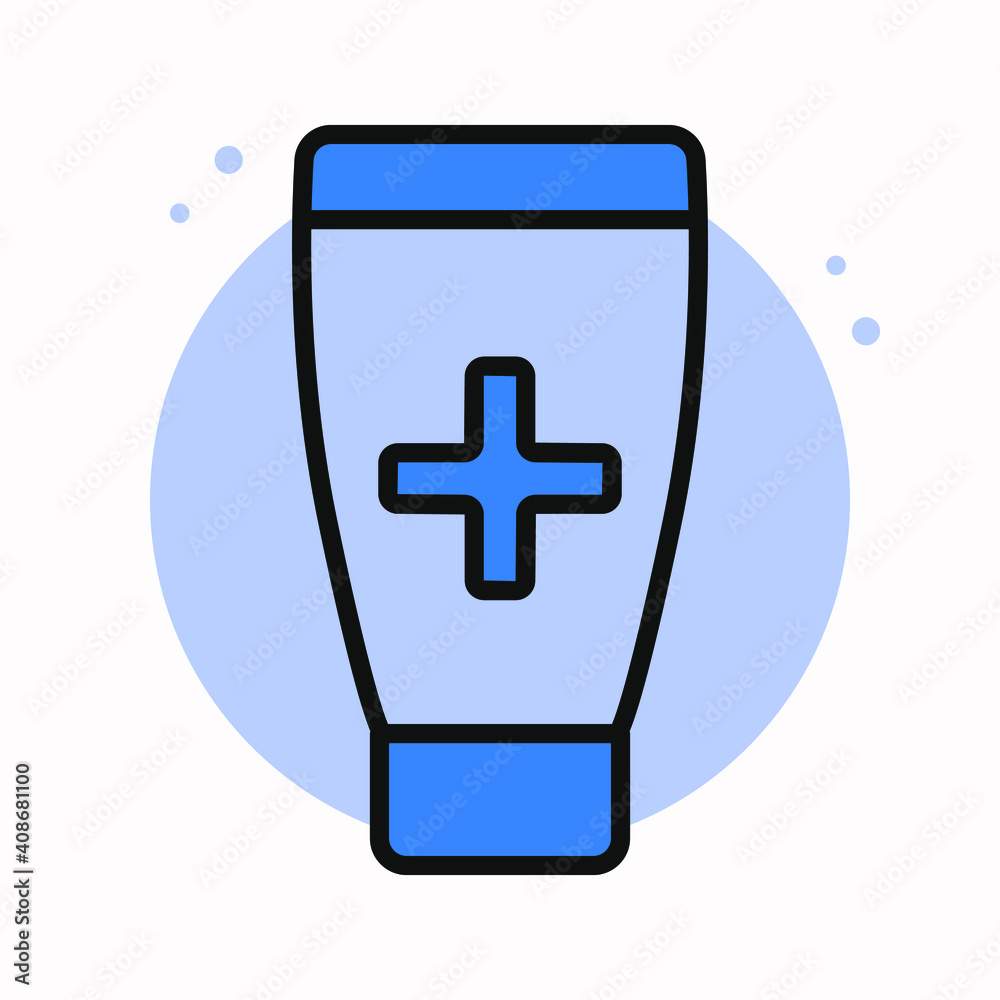 Face Cream Bottle Icon Filled Line. Skincare Facial Logo. Makeup Facial Lotion Design Vector Symbol Illustration Face Cream Bottle Icon Filled Line. Skincare Facial Logo. Makeup Facial Lotion Design Vector Symbol Illustration