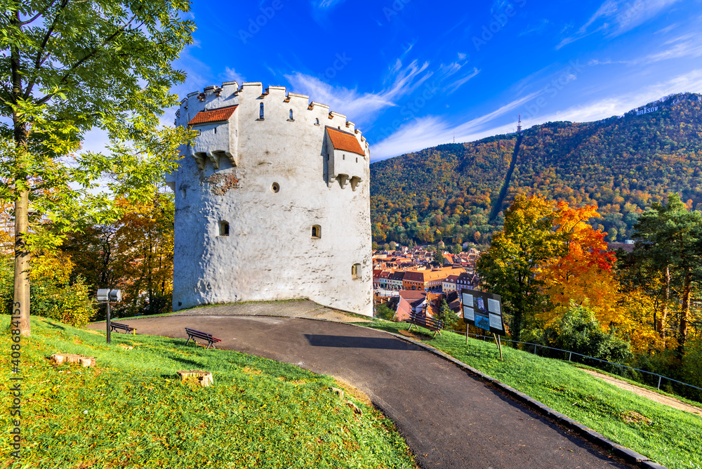 Brasov, White Tower, Transylvania, Romania