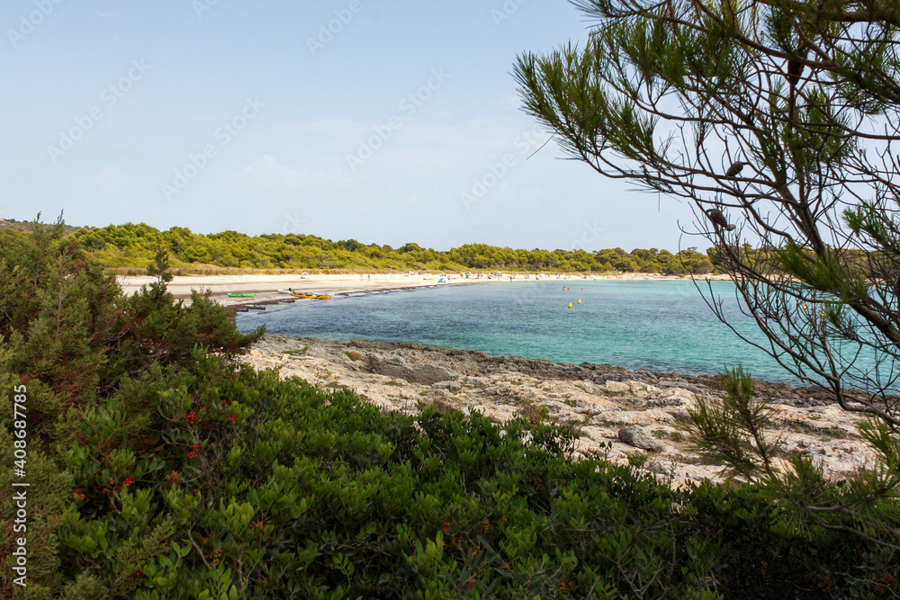 Son Saura beach, Menorca, Balearic Islands, Spain