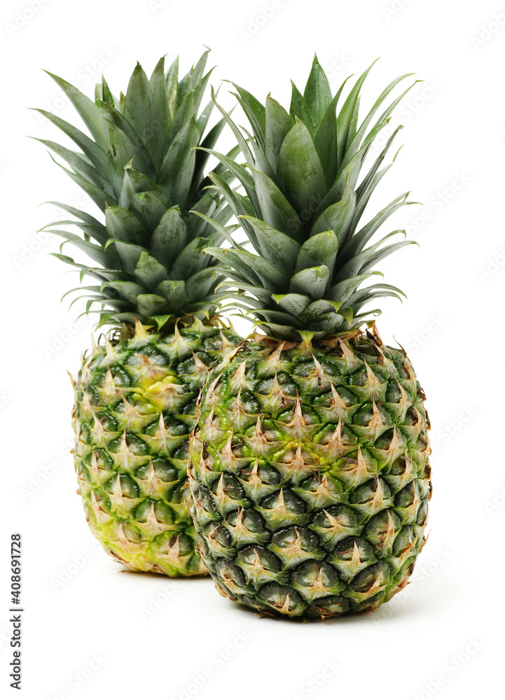 Pineapple on a white background Pineapple on a white background