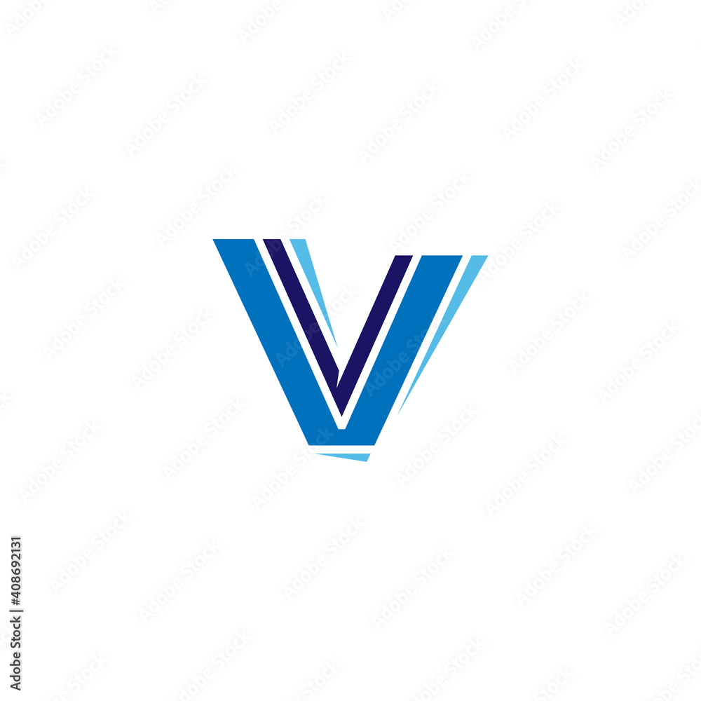 abstract initial letter v logo vector abstract initial letter v logo vector