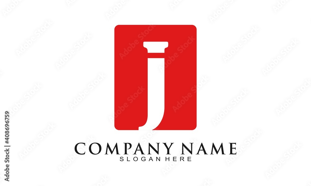 Creative J alphabet vector logo Creative J alphabet vector logo