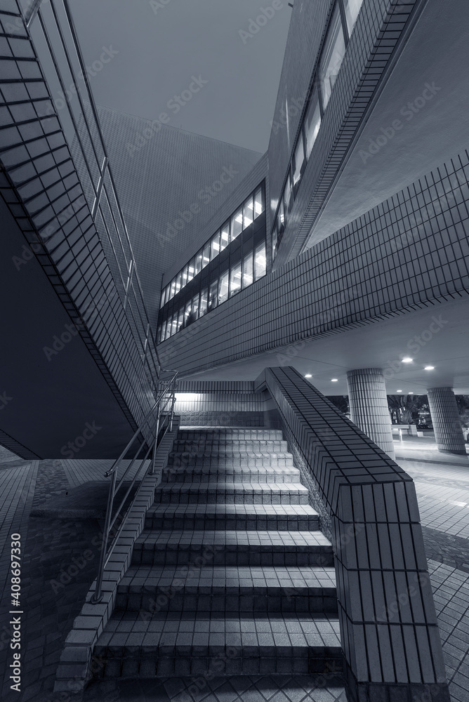 Staircase of modern architecture Staircase of modern architecture