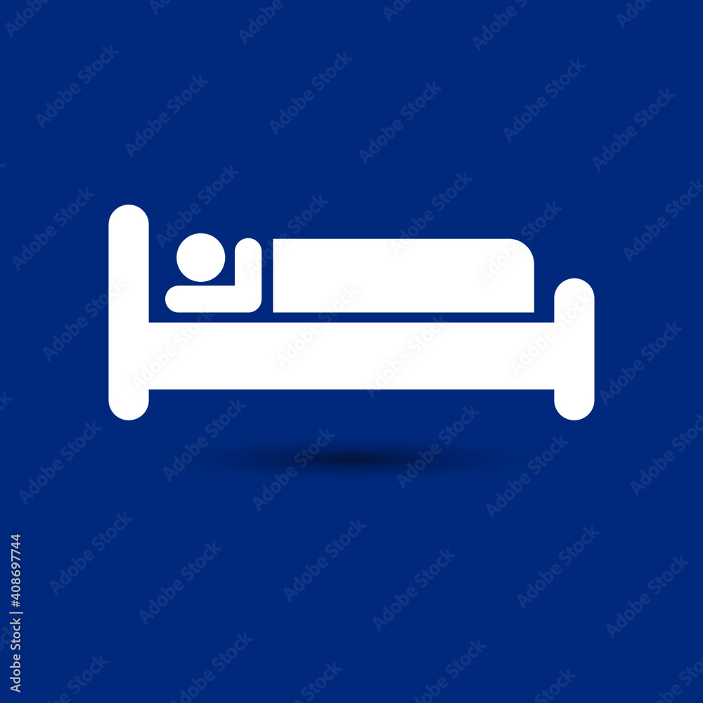 Bed icon vector design. Eps 10 vector illustration. Bed icon vector design. Eps 10 vector illustration.