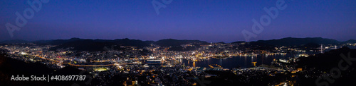 稲佐山からの長崎市街地夜景 世界新三大夜景