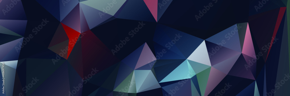 Fototapeta premium Abstract Color Polygon Background Design, Abstract Geometric Origami Style With Gradient. Presentation,Website, Backdrop, Cover,Banner,Pattern Template