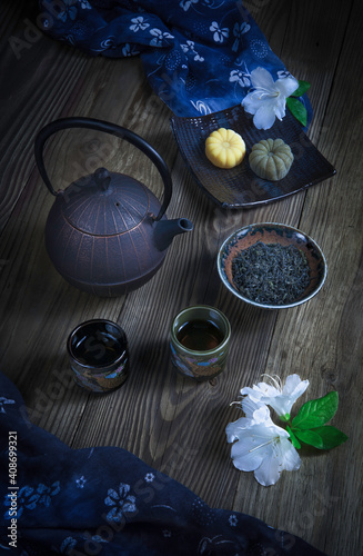 still life with tea