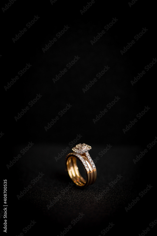 Wedding and Engagement ring with diamonds Wedding and Engagement ring with diamonds