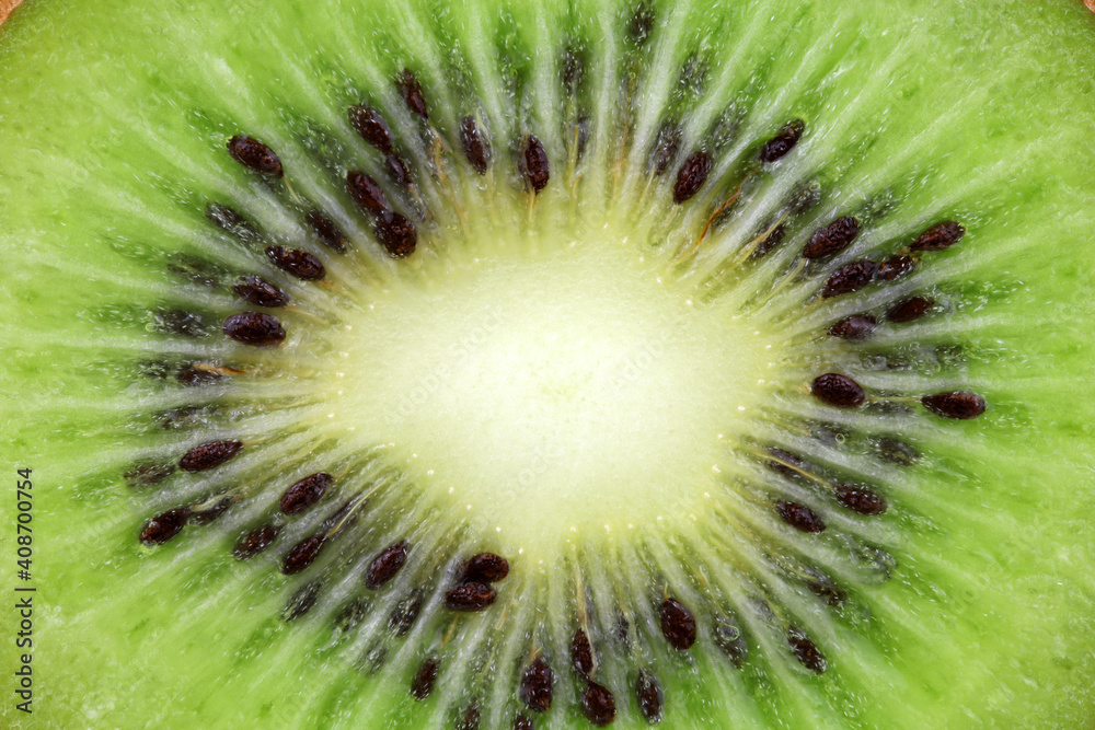Kiwi half. Macro background. Very detailed Kiwi half. Macro background. Very detailed
