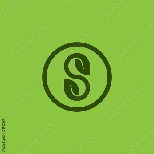 Vector illustration of a logo design forming letters and symbols