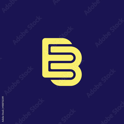 Vector illustration of a logo design forming letters and symbols