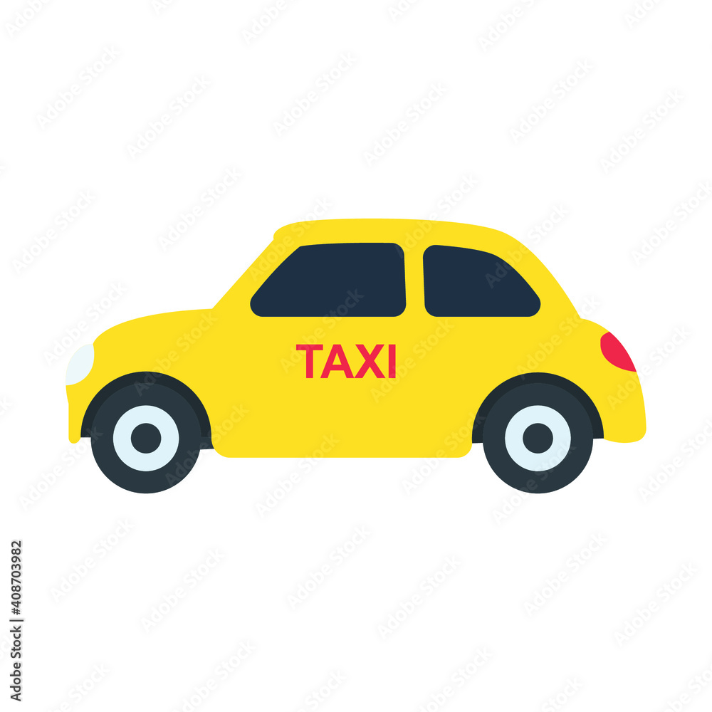 Taxi car or transportation icon