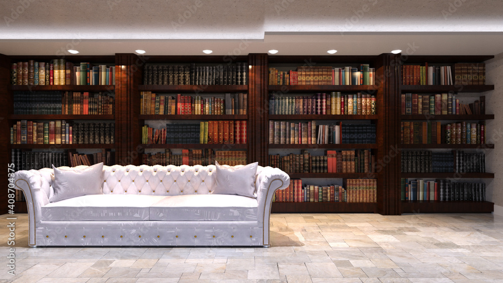 Fototapeta premium テレビ会議背景用 ZOOM会議背景用 CG プライベートジェット ラウンジ video conferencing