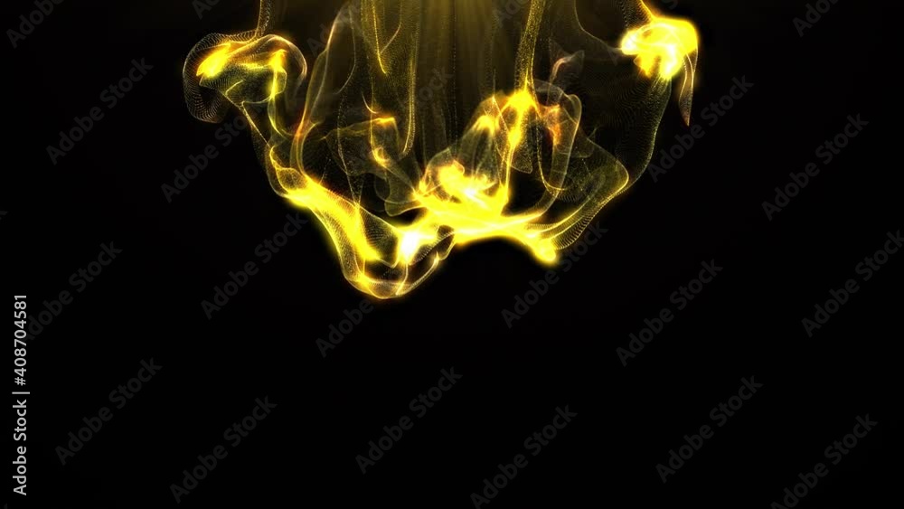 Luxurious motion graphics animation of gold particles falling in slow motion Luxurious motion graphics animation of gold particles falling in slow motion