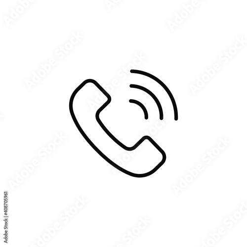 Help and support icon. Simple line style for web template and app. Call center, assist, service, contact, phone, computer, info, vector illustration design on white background. EPS 10