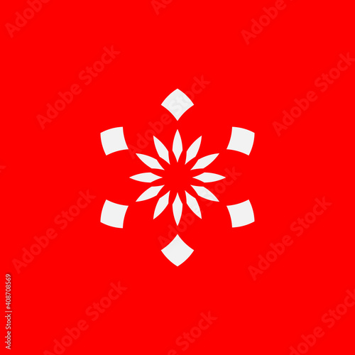 Vector illustration of a logo design forming letters and symbols