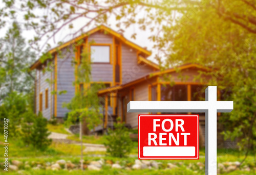 Φωτογραφία Inscription for rent as a symbol of rental property