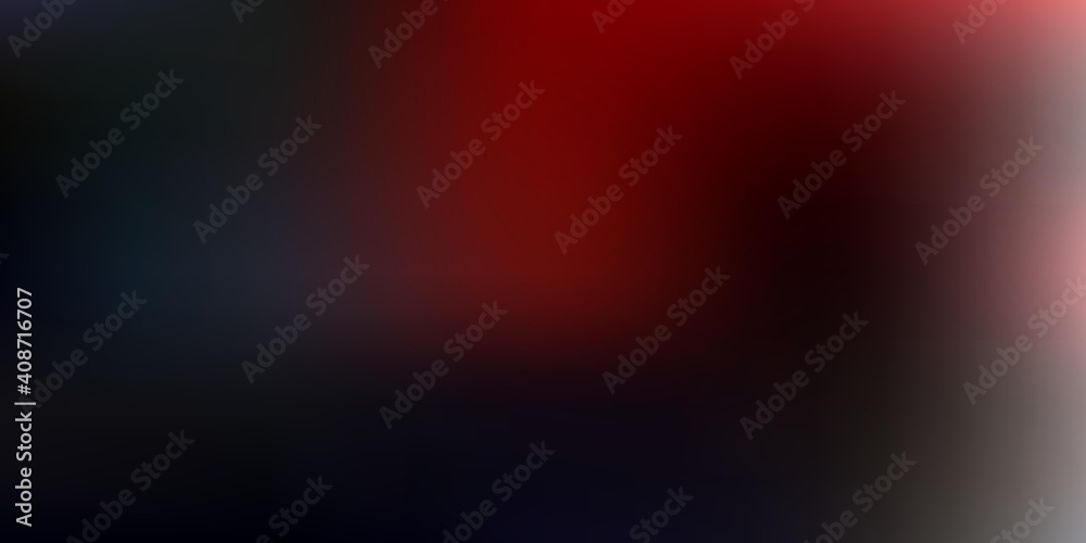 Dark red vector abstract blur backdrop.