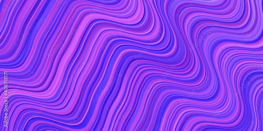 Light Purple, Pink vector texture with wry lines.