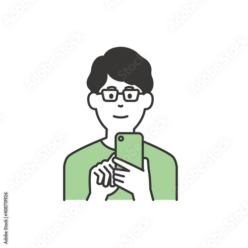 スマホを持っている人