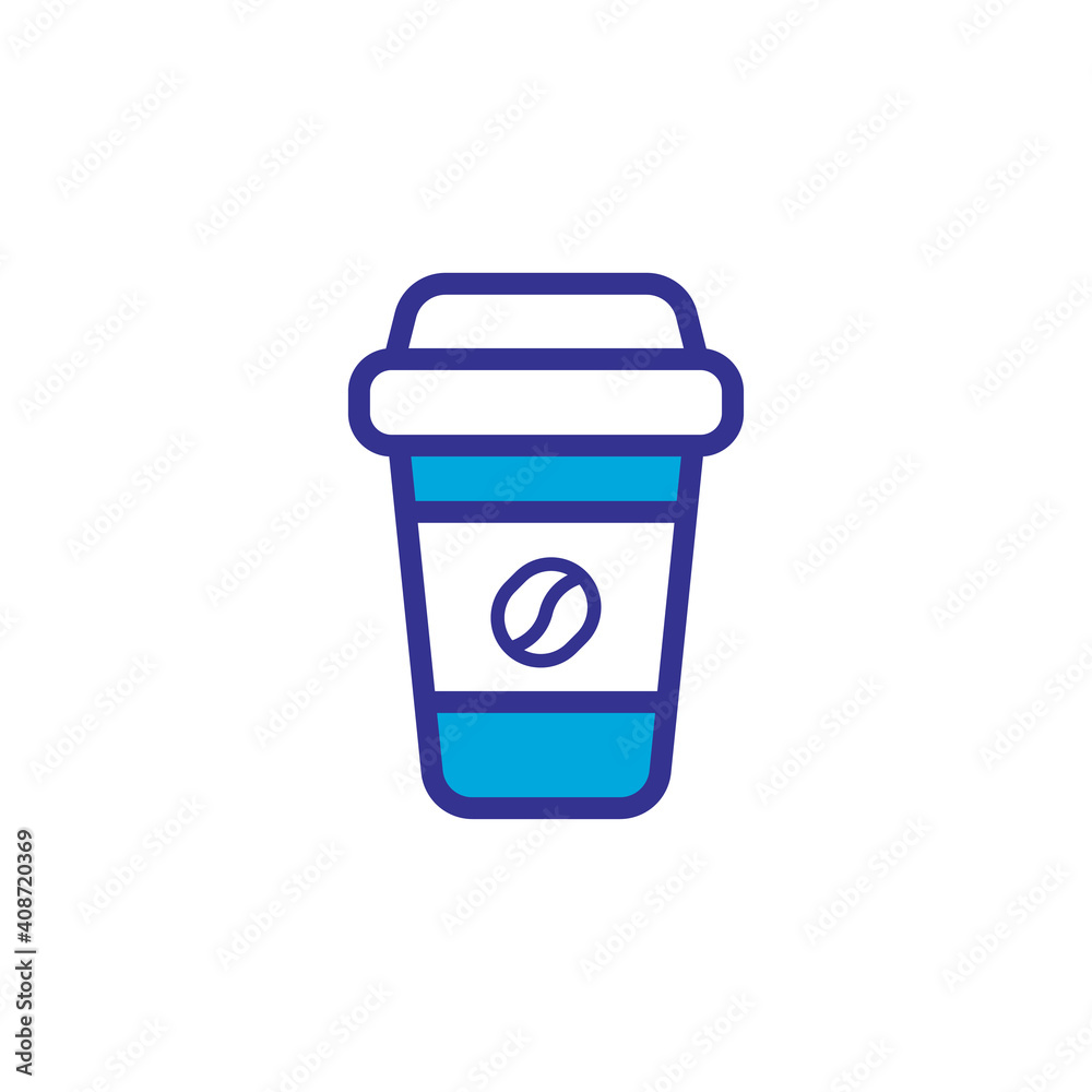 coffee paper cup icon vector coffee paper cup icon vector