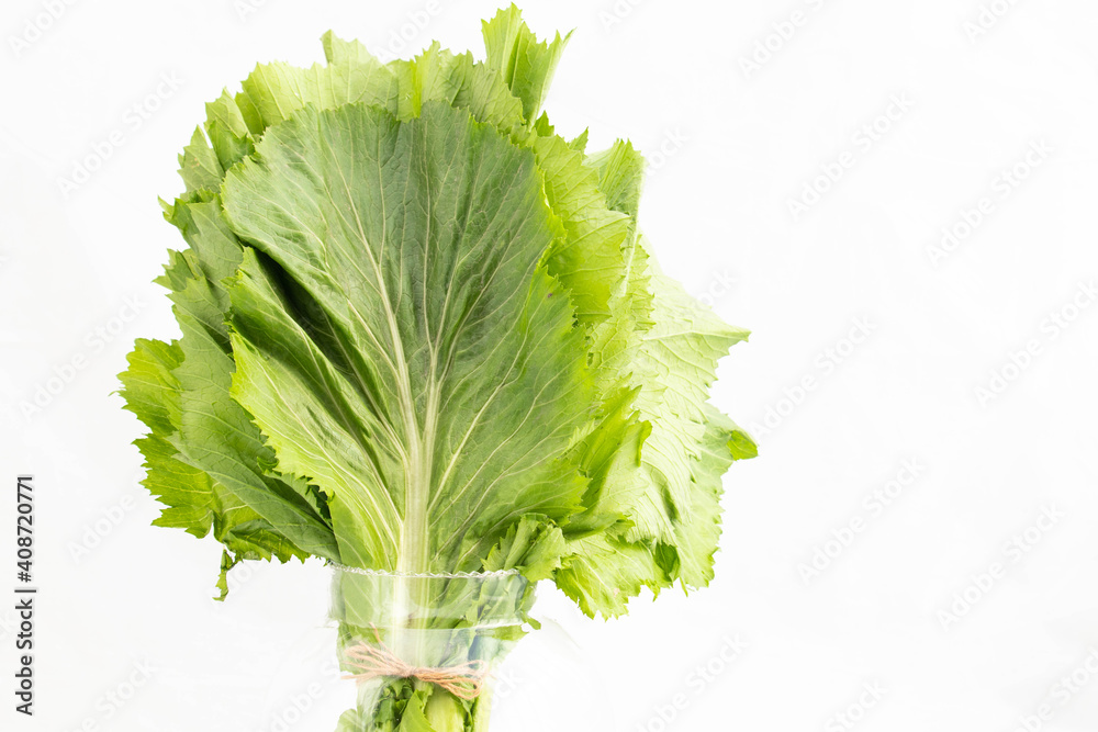 Sarson Leaves Saag Of Brown Or Chinese Black Mustard Rai Raya Or Raai