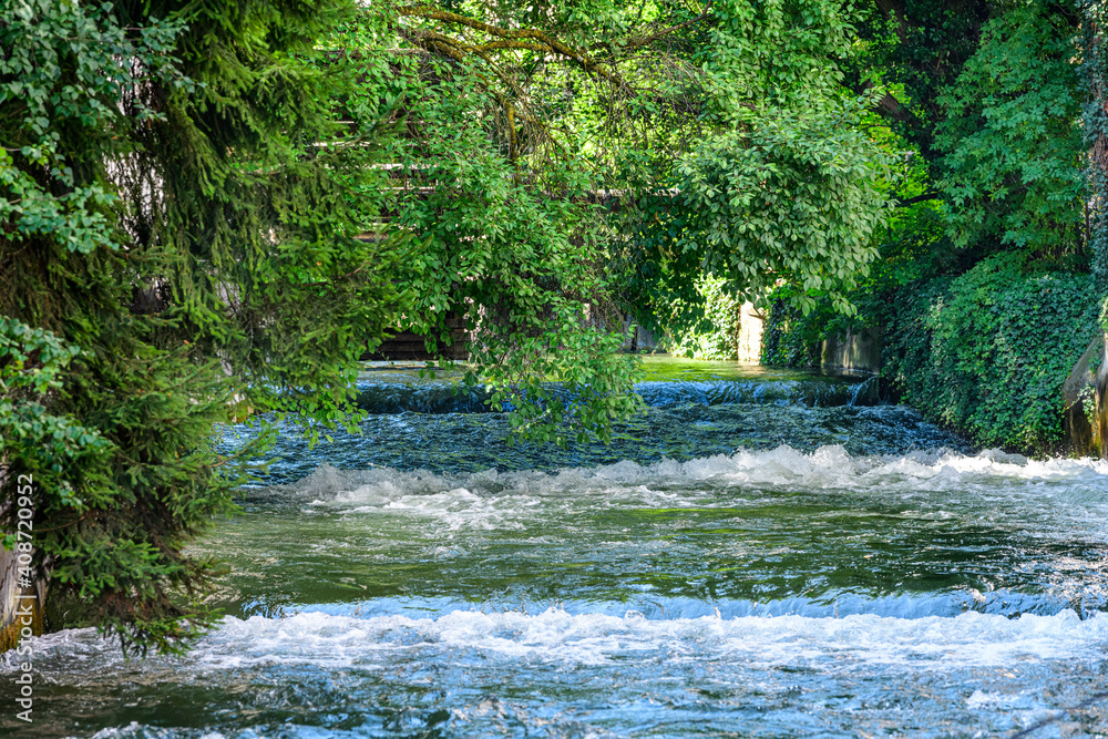 Am Schwalllech - Teil des Wassersystems in der Augsburger Altstadt Am Schwalllech - Teil des Wassersystems in der Augsburger Altstadt