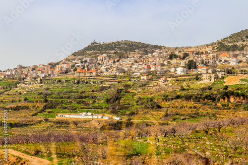 Lebanon in the winter of 2020 in the mountains photo