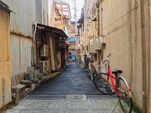 Small street Living a lifestyle in Tokyo Japan Local Residence area Japan city 
