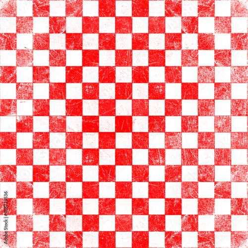 grunge red checkered © Sergii