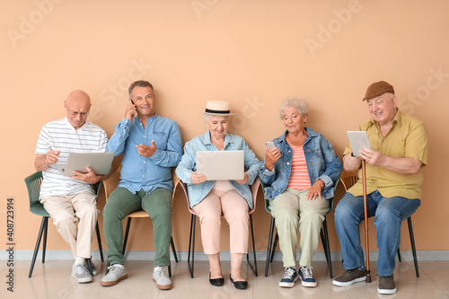 Senior people with differen...