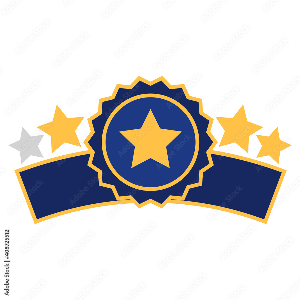 Thumb 5 stars icon - rating of stars symbol isolated on white background Thumb 5 stars icon - rating of stars symbol isolated on white background